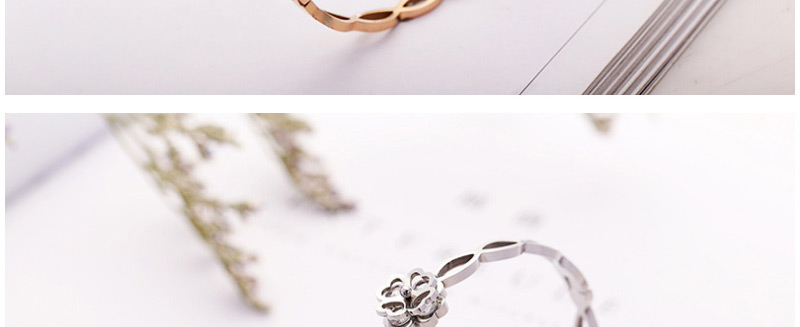 Fashion Silver Color Clover Shape Decorated Bracelet,Bracelets