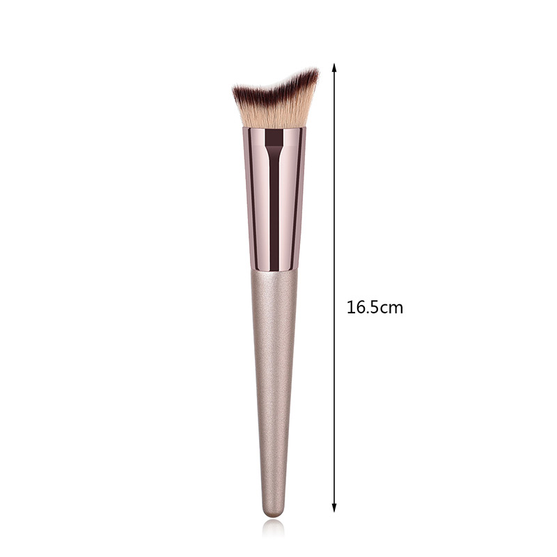 Fashion Champagne Irregular Shape Design Cosmetic Brush(1pc),Beauty tools