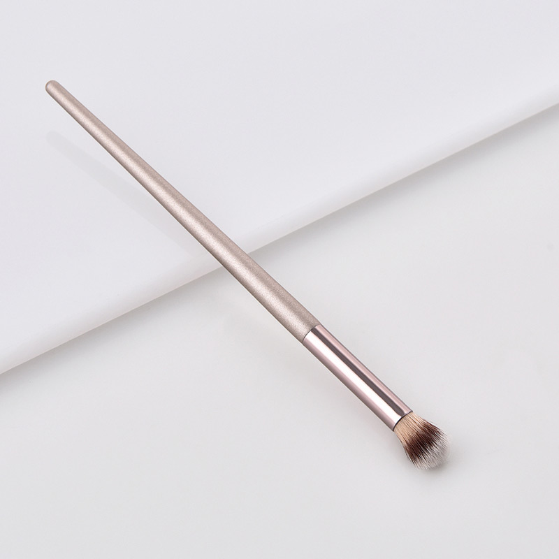 Fashion Champagne Round Shape Design Cosmetic Brush(1pc),Beauty tools