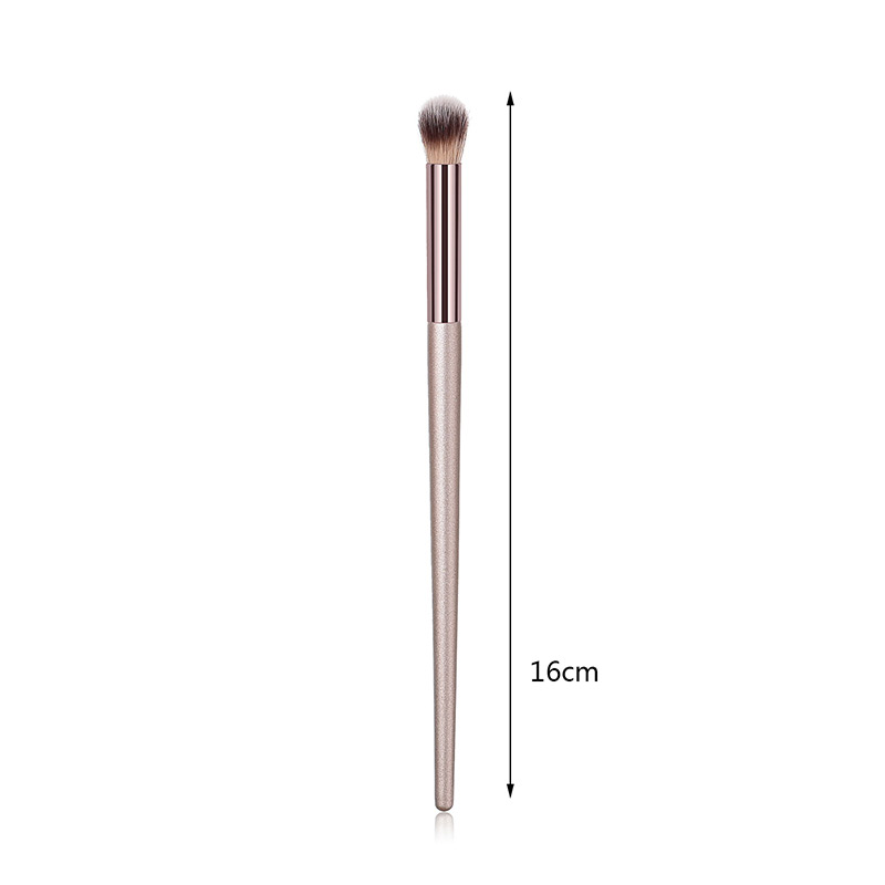 Fashion Champagne Round Shape Design Cosmetic Brush(1pc),Beauty tools