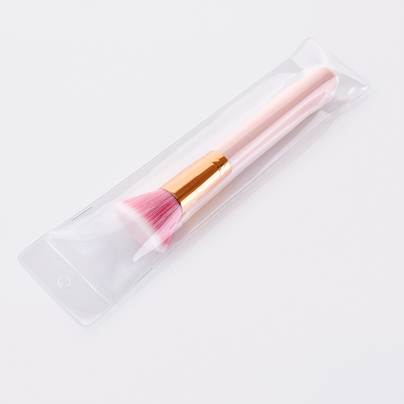 Fashion Pink Flat Shape Design Cosmetic Brush(1pc),Beauty tools