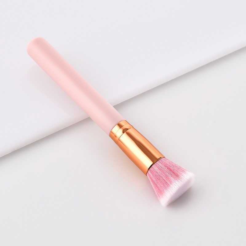 Fashion Pink Flat Shape Design Cosmetic Brush(1pc),Beauty tools
