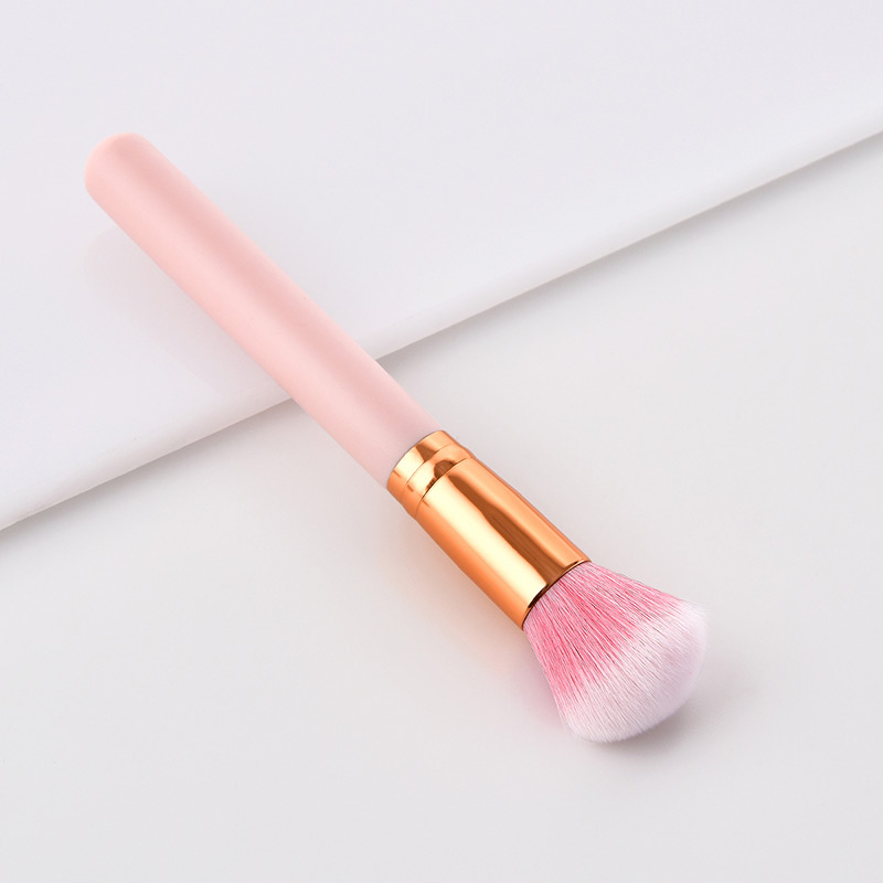 Fashion Pink Flame Shape Design Powder Brush(1pc),Beauty tools