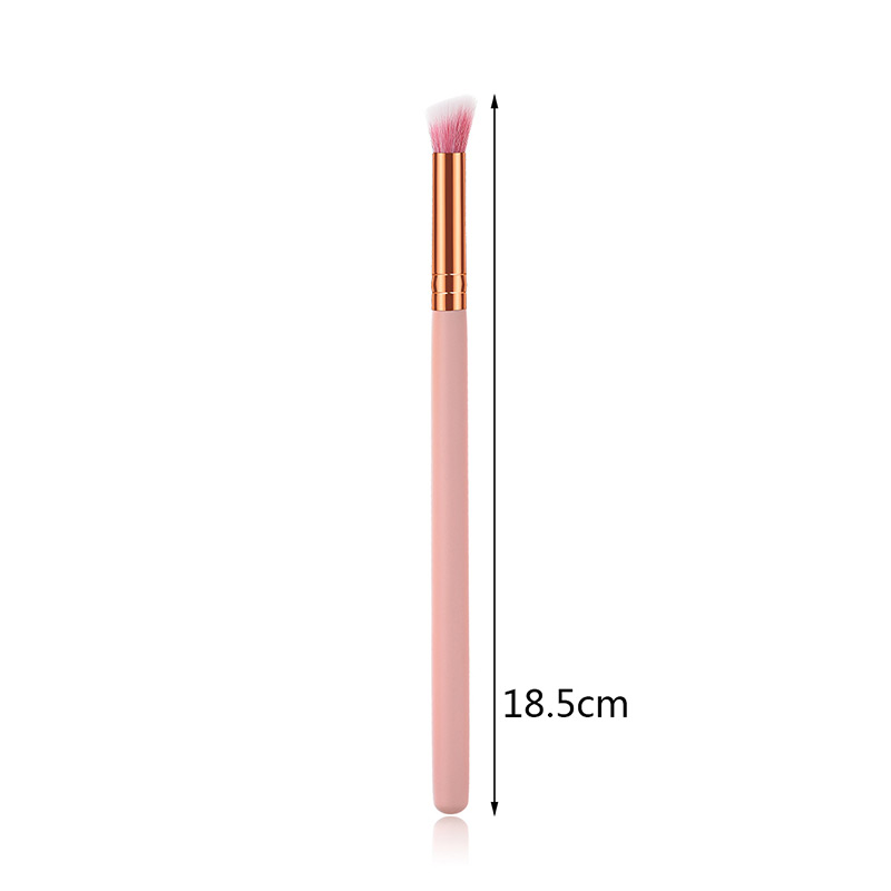 Fashion Pink Oblique Shape Design Cosmetic Brush(1pc),Beauty tools