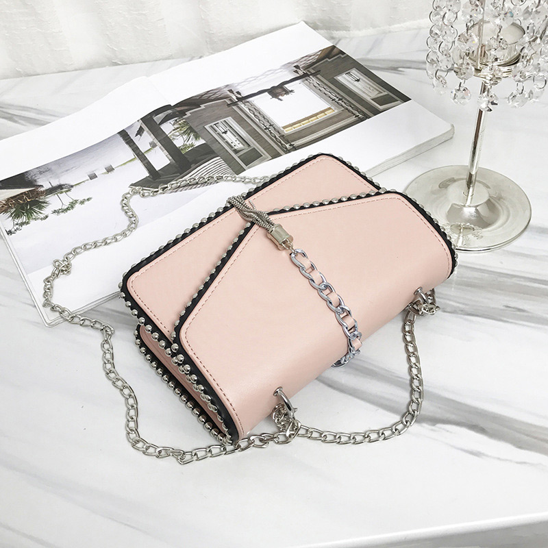 Fashion Pink Tassel Decorated Shoulder Bag,Shoulder bags