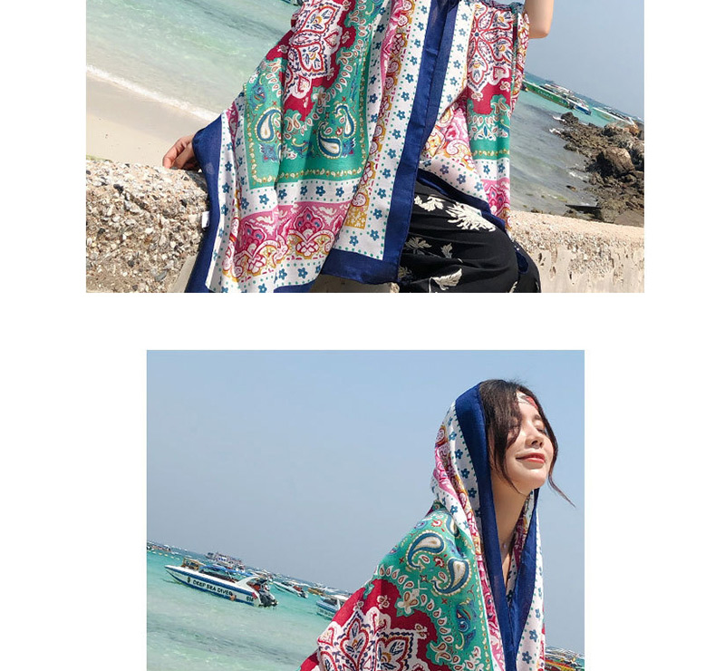 Fashion Multi-color Tassel Decorated Dual-use Scarf,Cover-Ups