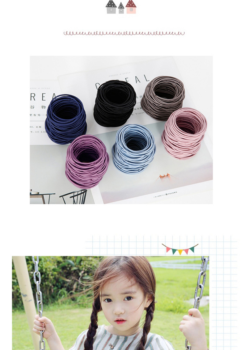 Lovely Multi-color Color Matching Design Child Hair Band(around 100pcs),Kids Accessories