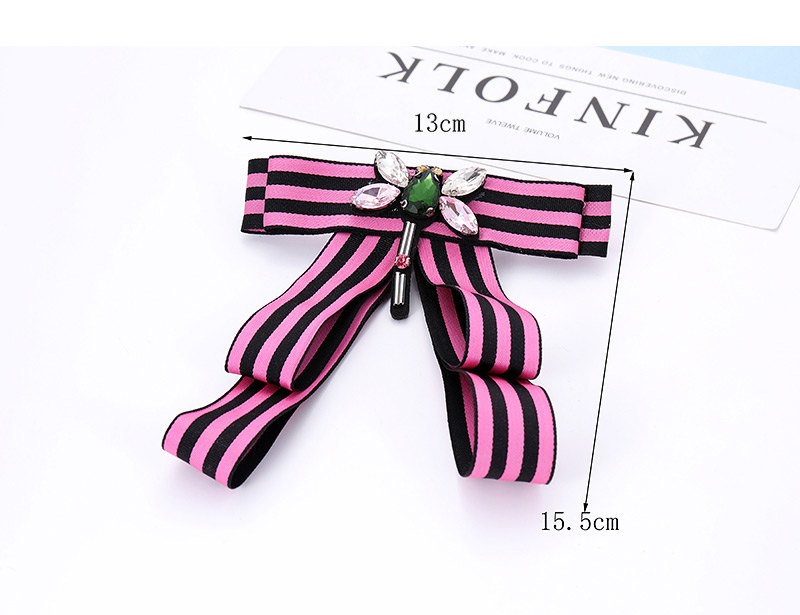 Elegant Pink Dragonfly Decorated Bowknot Brooch,Korean Brooches