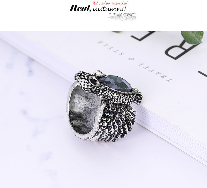 Fashion Silver Color Owl Shape Decorated Ring,Fashion Rings