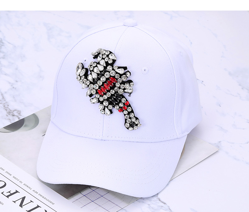 Fashion Black Scorpions Shape Decorated Baseball Cap,Baseball Caps
