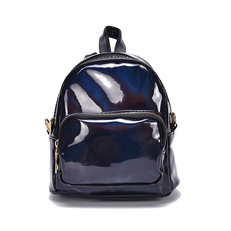 Fashion Silver Color Pure Color Decorated Backpack,Backpack