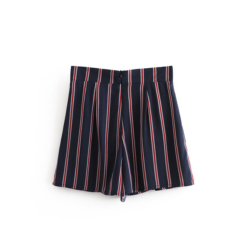 Fashion Navy Stripe Pattern Decorated Skirt,Shorts