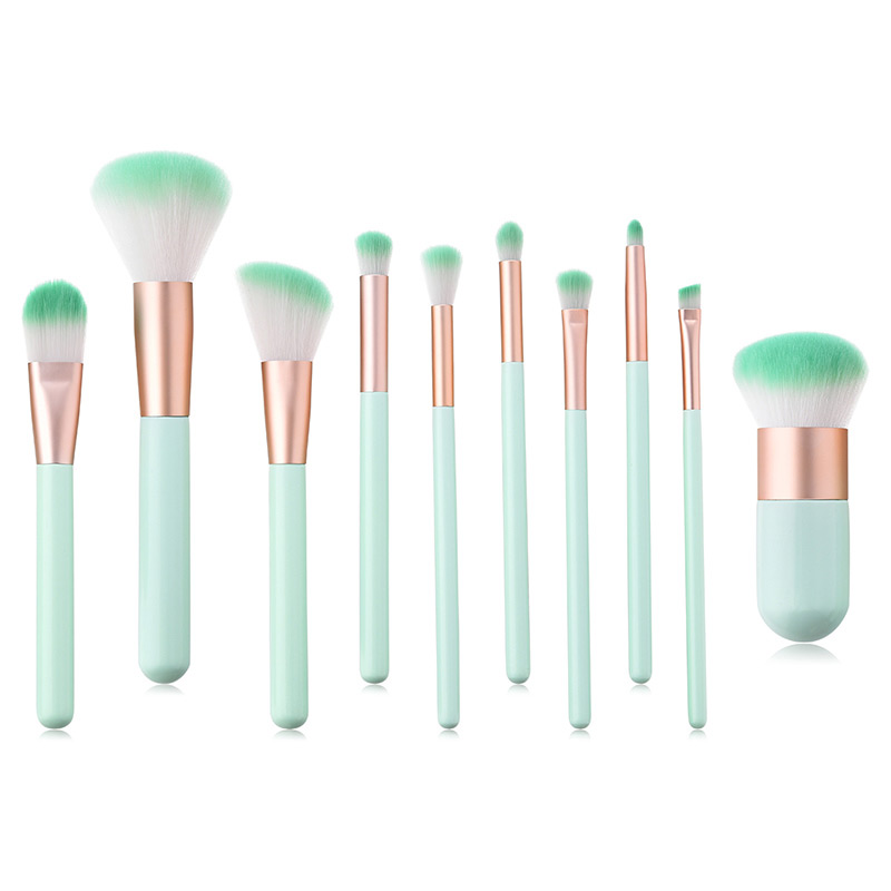 Fashion Green Round Shape Decorated Makeup Brush,Beauty tools