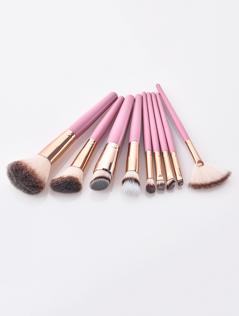 Fashion Pink Round Shape Decorated Makeup Brush,Beauty tools