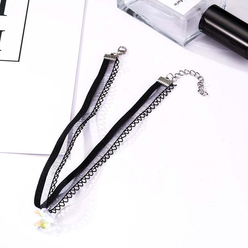 Fashion Black Flower Shape Decorated Tassel Full Diamond Earrings,Pendants