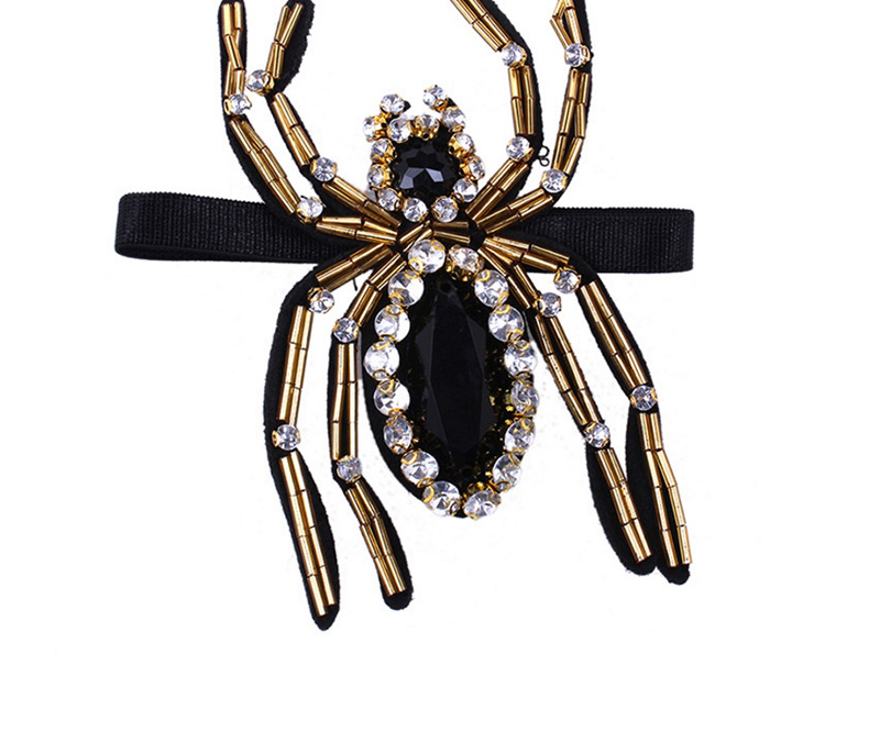 Fashion Black Spider Shape Decorated Shoes Accessories(1pc),Body Piercing Jewelry