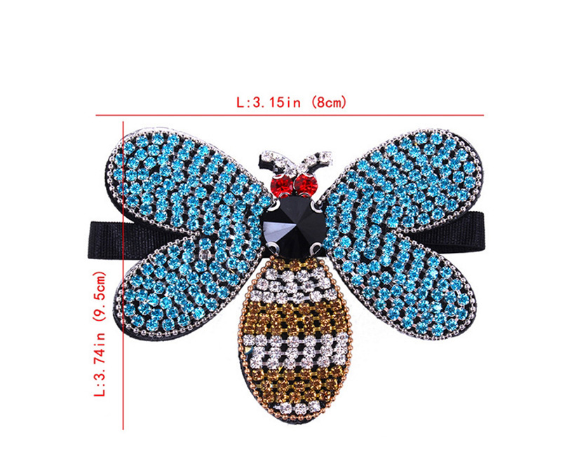 Fashion Blue Bee Shape Decorated Shoes Accessories （1pc),Body Piercing Jewelry