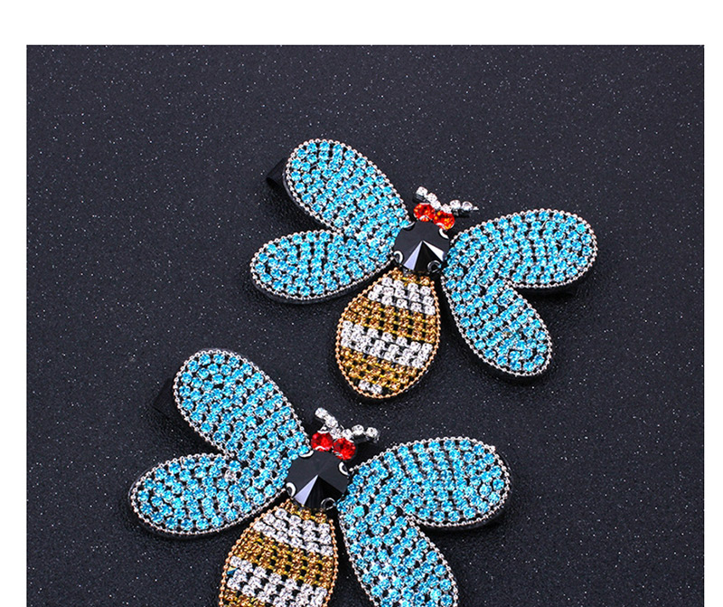 Fashion Blue Bee Shape Decorated Shoes Accessories （1pc),Body Piercing Jewelry