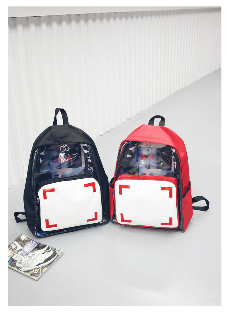 Fashion Red People Pattern Decorated Simple Backpack(small),Backpack