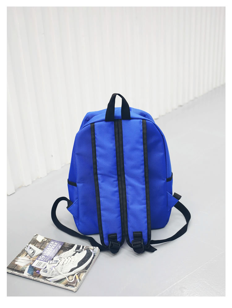 Fashion Blue People Pattern Decorated Simple Backpack(small),Backpack