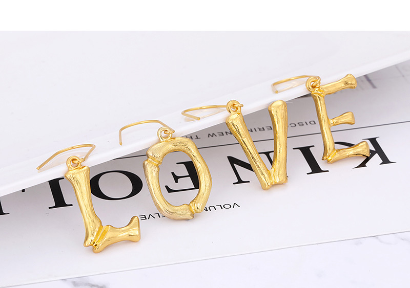 Fashion Gold Color Letter Z Decorated Pure Color Earrings,Drop Earrings