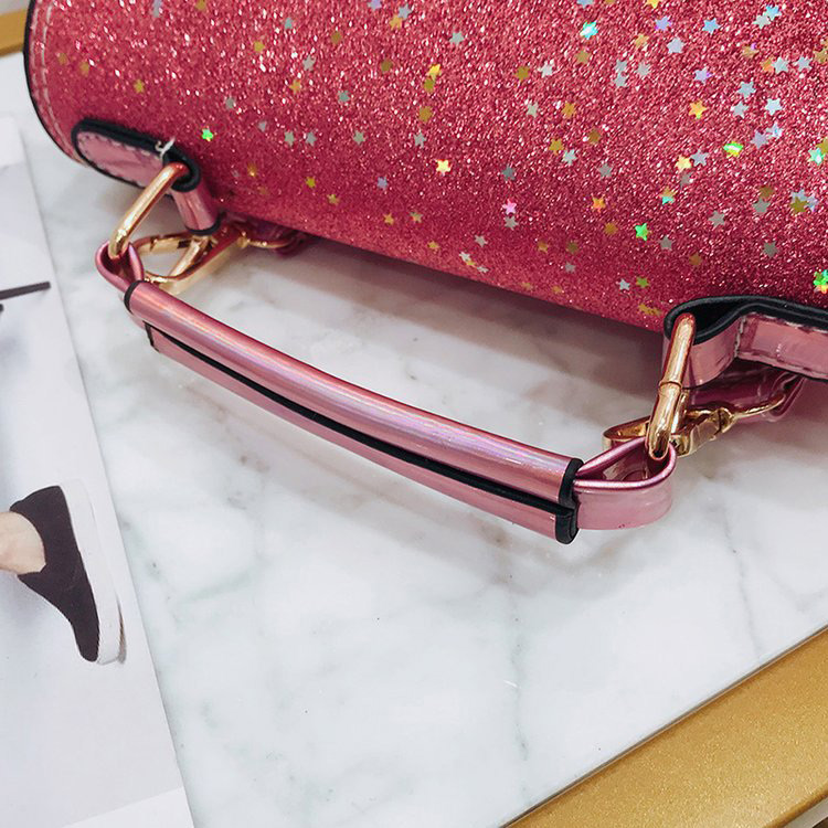 Fashion Pink Sequins Pattern Decorated High-capacity Bag,Backpack