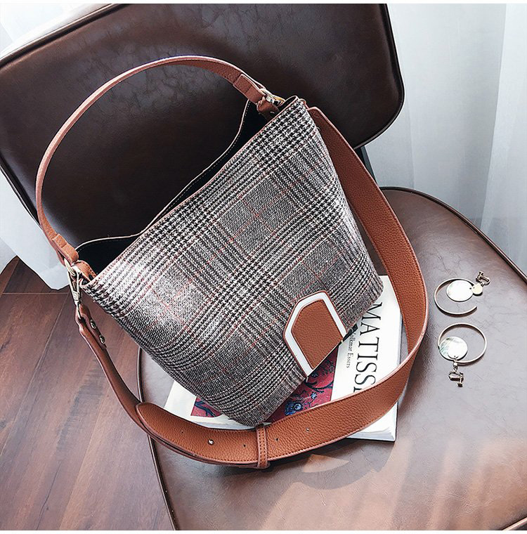 Fashion Black Stripe Pattern Decorated Bag,Handbags