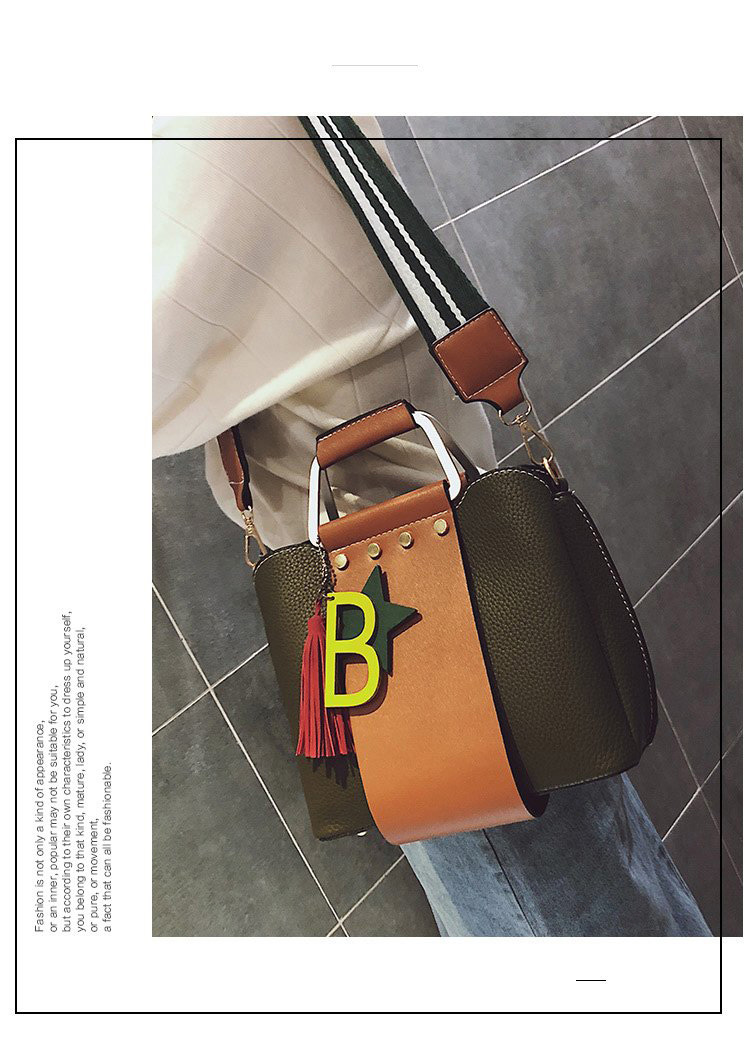 Fashion Brown Tassel Decorated Bag,Handbags