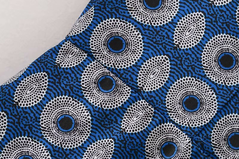Fashion Blue Dots Pattern Decorated Jumpsuit,Pants