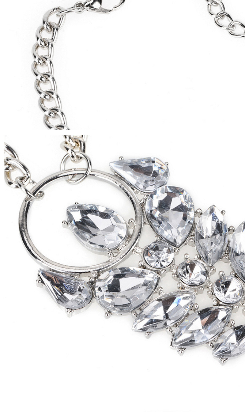 Trendy Gray Oval Diamond Decorated Simple Bracelet,Fashion Anklets