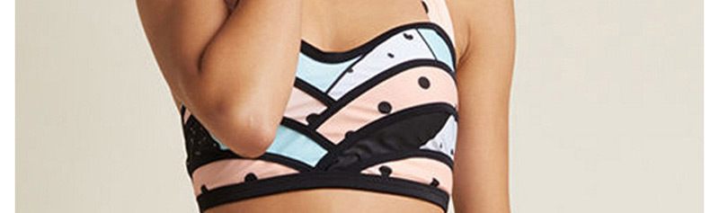 Sexy Multi-color Stripe Pattern Decorated Off-the-shoulder Swimwear(2pcs),Swimwear Sets