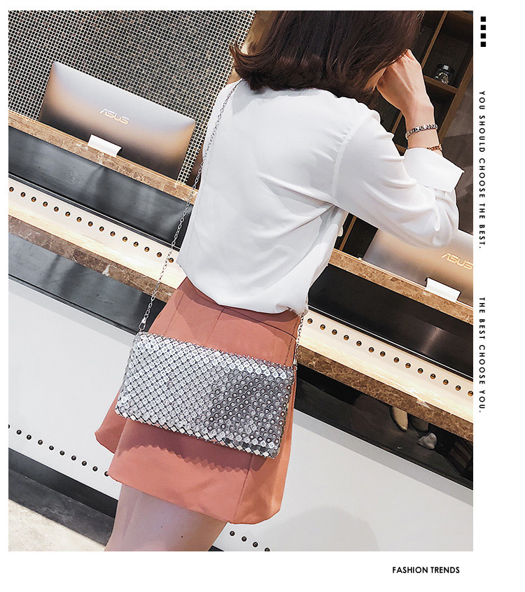 Fashion Silver Color Full Diamond Decorated Bag,Shoulder bags