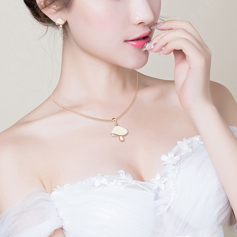 Fashion Rose Gold Mushroom Shape Decorated Jewelry Sets,Jewelry Sets