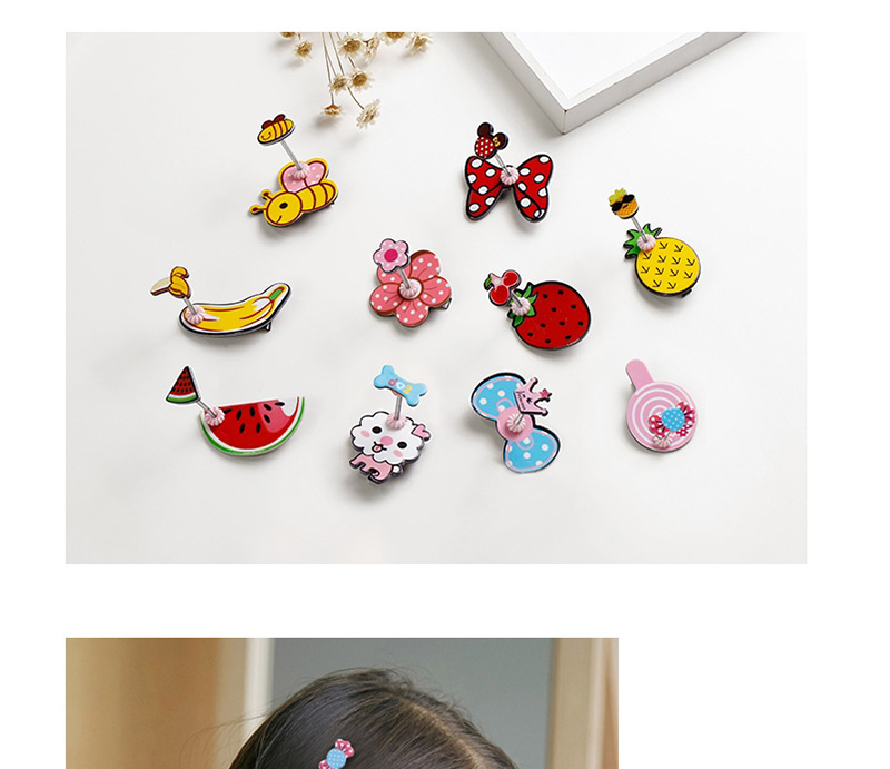 Lovely Pink+blue Bowknot Shape Design Child Hair Clip,Kids Accessories