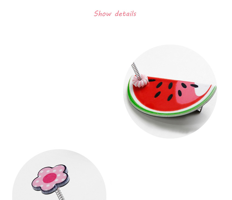 Lovely Red+green Watermelon Shape Design Child Hair Clip,Kids Accessories