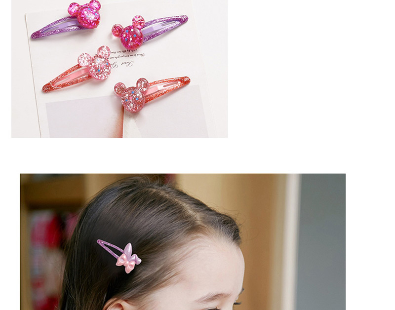 Lovely Yellow Rabbit Shape Design Baby Hair Clip (2pcs),Kids Accessories