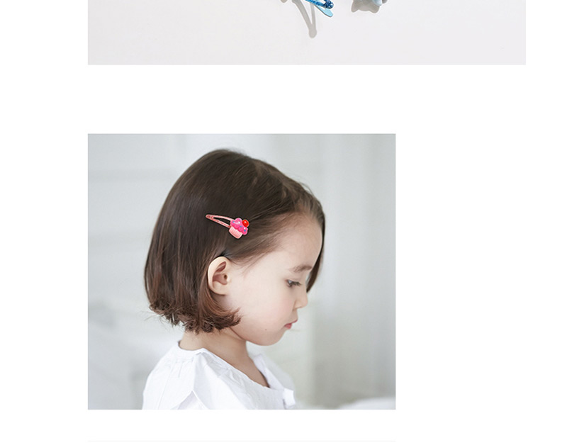 Lovely Yellow Sakura Momoko Decorated Baby Hair Clip (2pcs),Kids Accessories