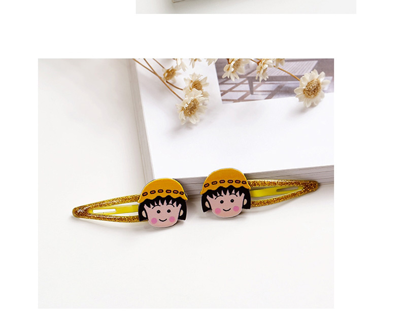 Lovely Yellow+green Bee Shape Design Baby Hair Clip (2pcs),Kids Accessories