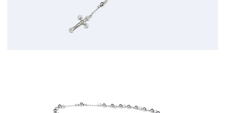 Fashion Silver Color Cross Shape Decorated Necklace(for Women),Bib Necklaces