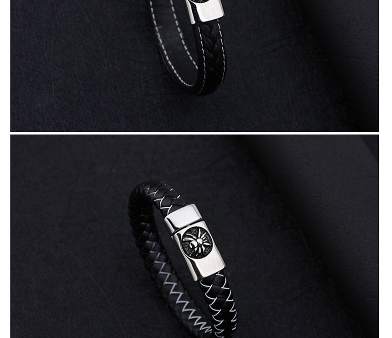 Fashion White+black Spider Shape Decorated Bracelet,Bracelets