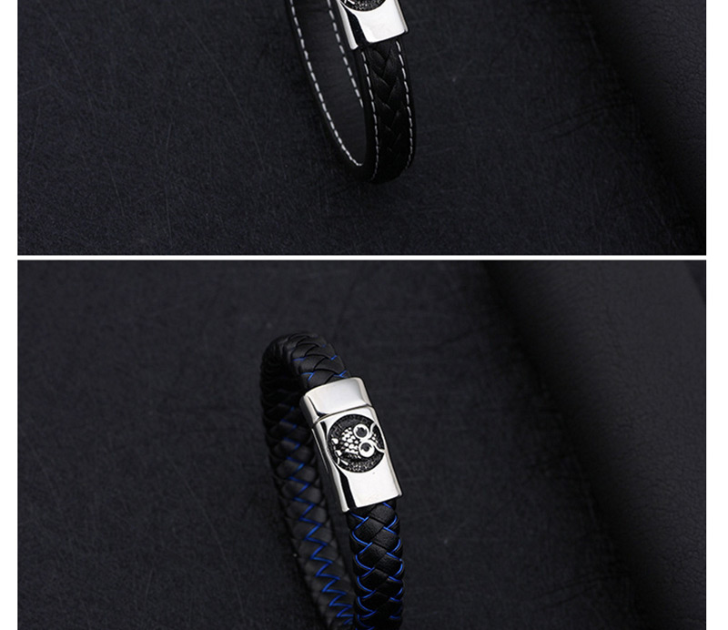 Fashion White+black Owl Shape Decorated Bracelet,Bracelets