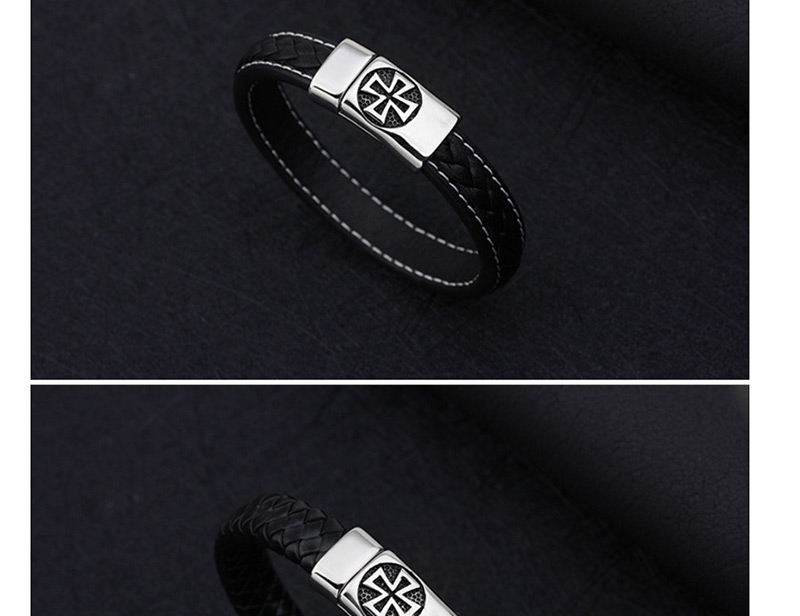 Fashion Black Cross Shape Decorated Bracelet,Bracelets