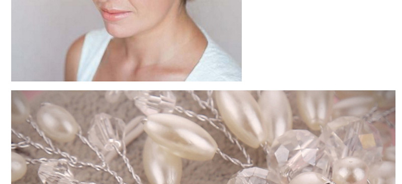 Fashion White Full Pearl Decorated Hair Accessories,Bridal Headwear