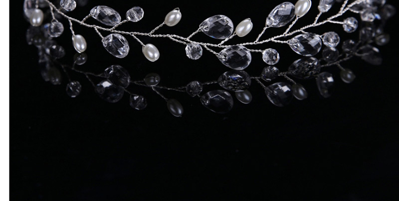 Fashion Silver Color Waterdrop Shape Decorated Hair Accessories,Hair Ribbons