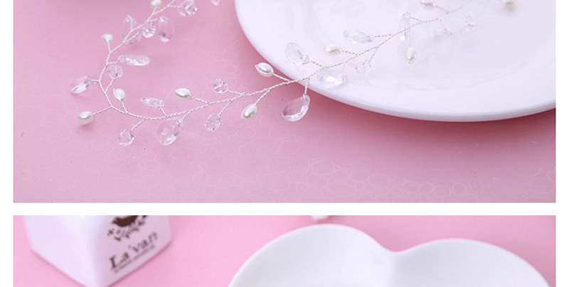 Fashion Silver Color Waterdrop Shape Decorated Hair Accessories,Hair Ribbons