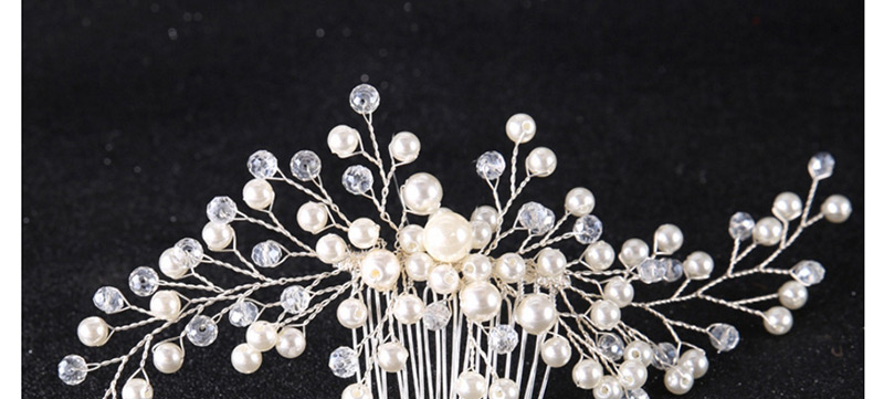 Fashion White Full Pearl Decorated Hair Accessories,Hairpins