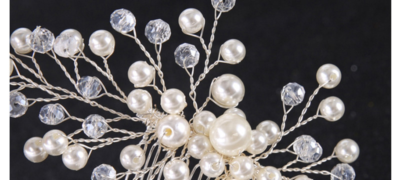 Fashion White Full Pearl Decorated Hair Accessories,Hairpins