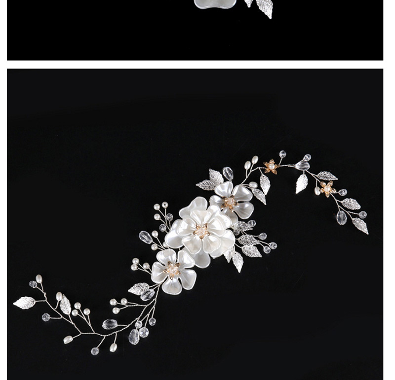 Fashion Silver Color Flower Shape Decorated Hair Accessories,Hair Ribbons
