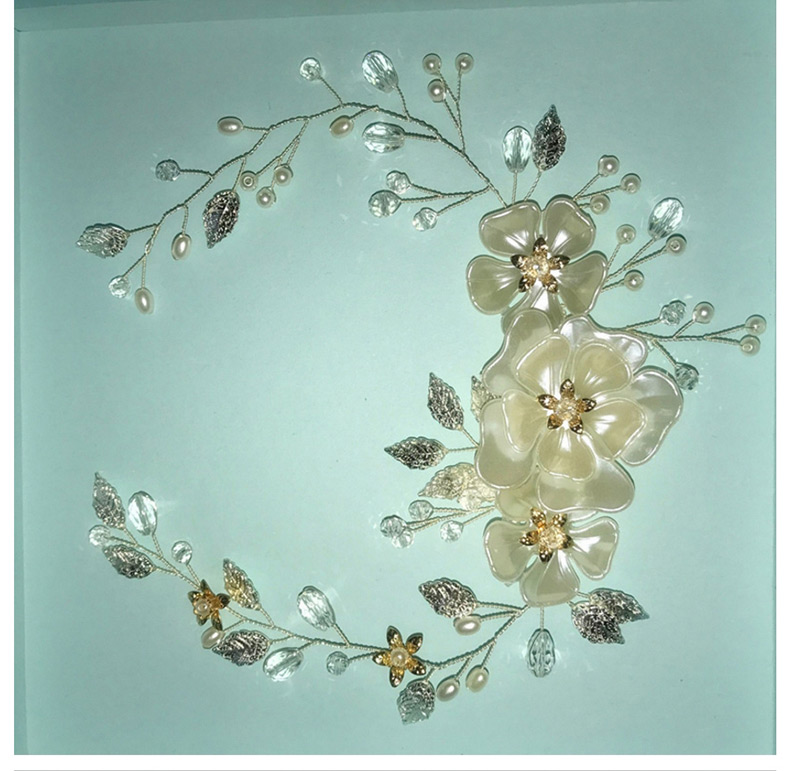 Fashion Silver Color Flower Shape Decorated Hair Accessories,Hair Ribbons