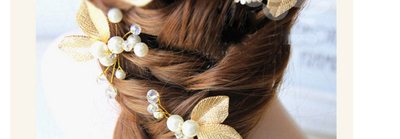 Fashion Gold Color Flower Shape Decorated Jewelry Sets,Hair Ribbons